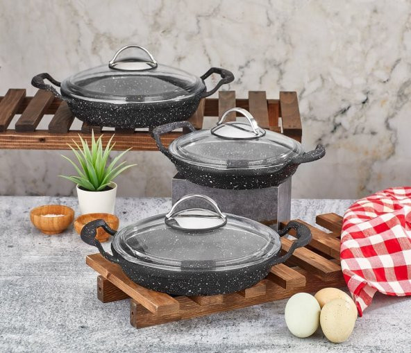 Iron Döküm Granit Sahan Set ürün görseli 1