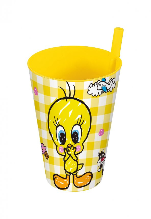 Tweety Pipetli Bardak 400 Ml. ürün görseli 1