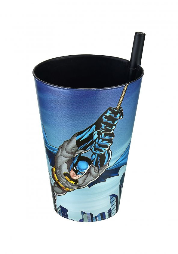Batman Pipetli Bardak 400 Ml. - Resim 3