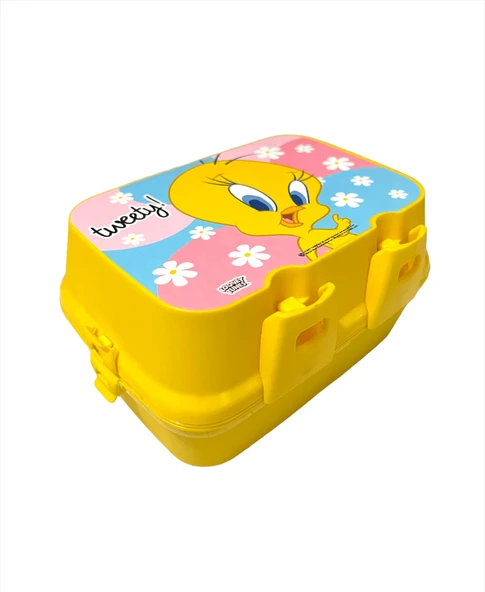 Tweety İki Katlı Bölmeli Beslenme Kutusu ürün görseli 1