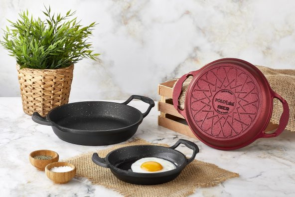 Iron Granit Döküm Yumurta Sahanı 22 cm. ürün görseli 1