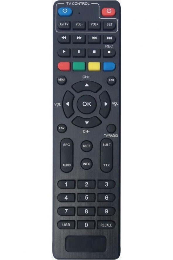 Sungate Vipstar Plus HD Kumandası - Sarı Kırmızı ürün görseli 1