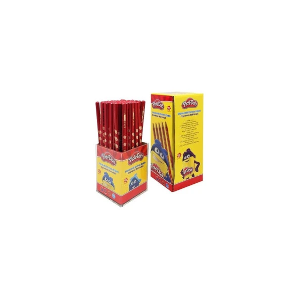 Play-Doh Oluklu Kırmızı Kalem (72 Li Paket) ürün görseli 1