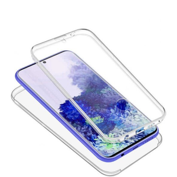 Galaxy S20 Plus Kılıf  360 Tam Koruma Şeffaf Silikon ürün görseli 1