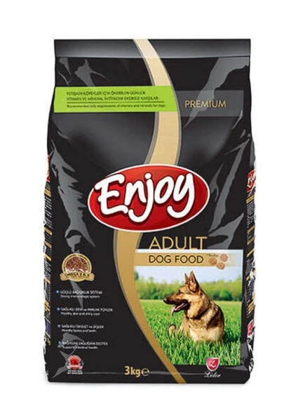Enjoy Tavuklu Yetişkin Köpek Maması 3 Kg ürün görseli 1