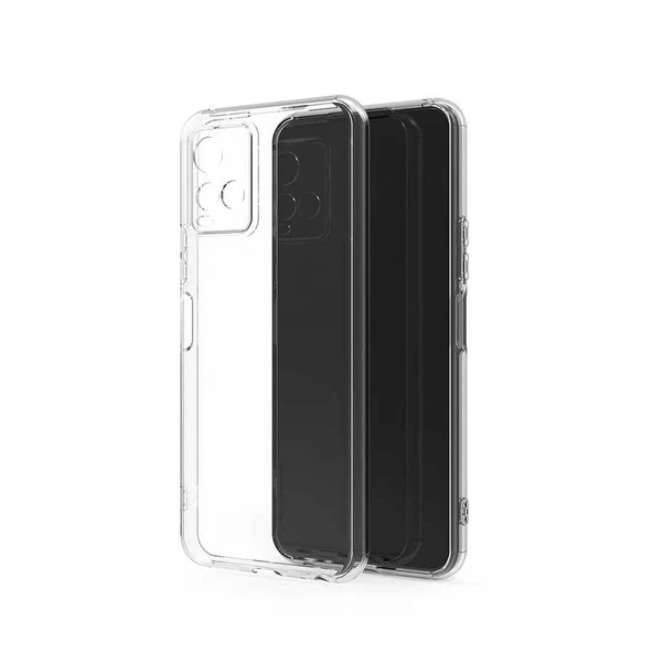 Gpack Vivo Y21S Kılıf Süper Silikon Kamera Korumal ŞeffafıNano Glass ürün görseli 1