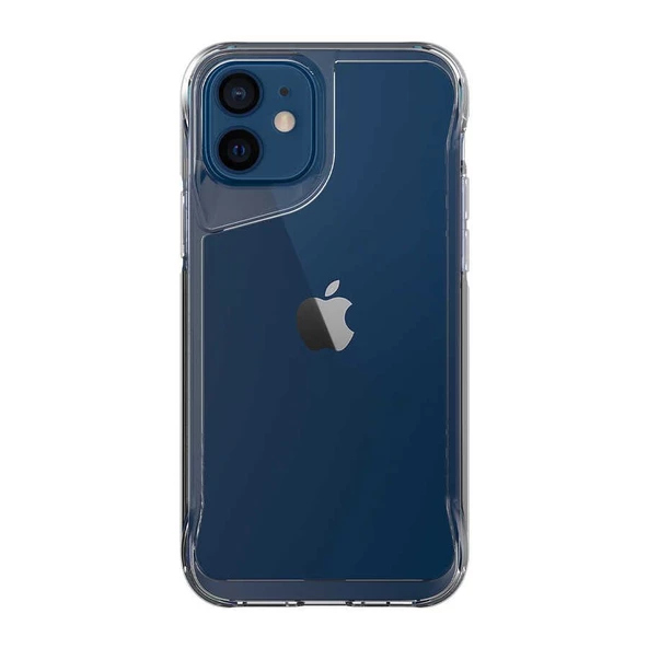 Gpack Apple iPhone 12 Kılıf Lüx Transparan Şeffaf Pürüzsüz Sert Silikon ürün görseli 1
