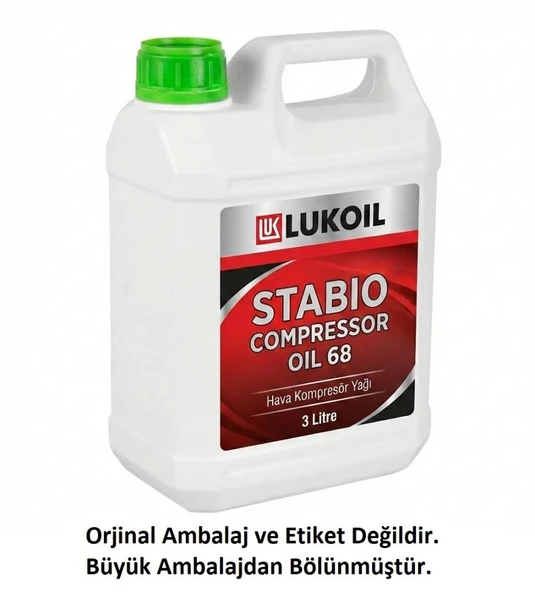 AÇIK-LUKOİL STABİO KOMPRESÖR YAĞI 68 - 3 LİTRE ürün görseli 1