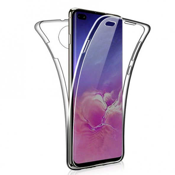 Huawei Mate 40 Pro Kılıf 360 Tam Koruma Şeffaf Silikon ürün görseli 1