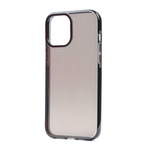 iPhone 12 Pro Max Şeffaf Soft Kenar Tırtıklı Tasarım Silikon - Resim 2