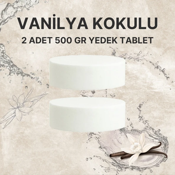 2x500 Gram - Vanilya Kokulu, Nem Alıcı Rutubet Ve Küf Önleyici Yedek Tablet ürün görseli 1