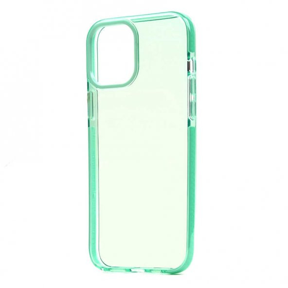 iPhone 12 Pro Kılıf Şeffaf Soft Kenar Tırtıklı Tasarım Silikon ürün görseli 1