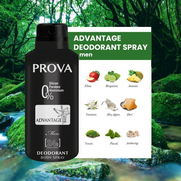 Prova Advantage Erkek Deodorant 150 ml - Resim 2