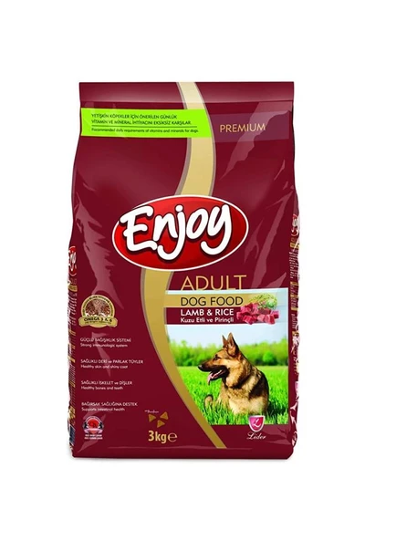 Enjoy Kuzu Etli Yetişkin Köpek Maması 3 Kg ürün görseli 1