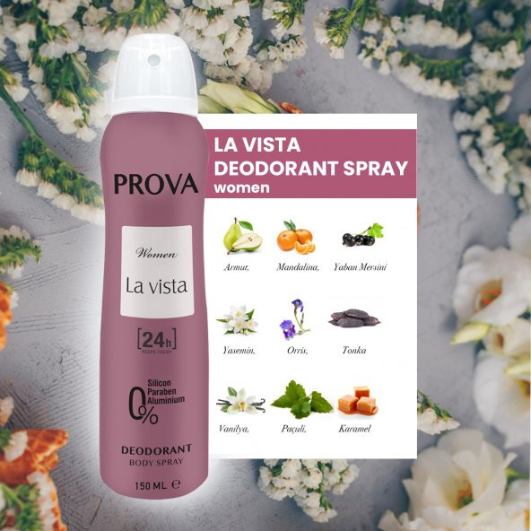 Prova La Vista Kadın Deodorant 150 ml - Resim 2
