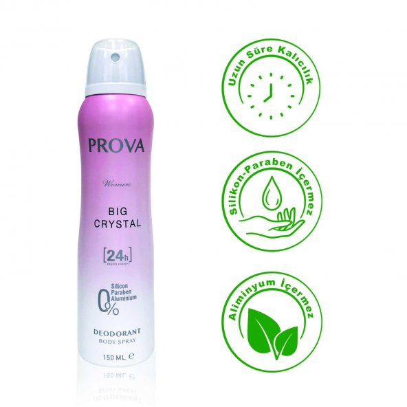 Prova Big Crystal Kadın Deodorant 150 ml - Resim 3