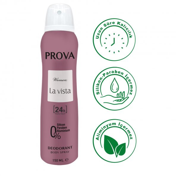 Prova La Vista Kadın Deodorant 150 ml - Resim 4