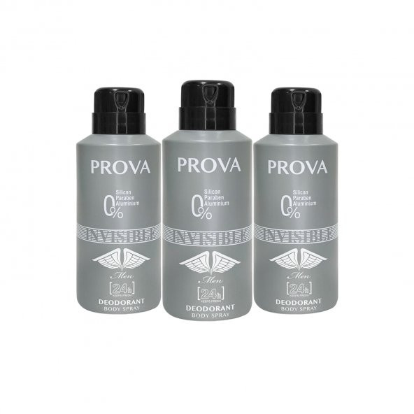 Prova Invisible Erkek Deodorant 150 ml 3 Adet ürün görseli 1