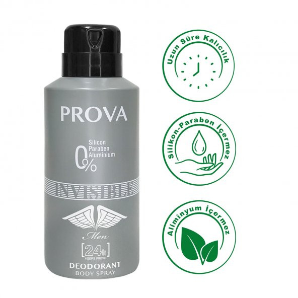 Prova Invisible Erkek Deodorant 150 ml 6 Adet - Resim 4