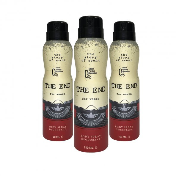 The End Kadın Deodorant 150 ml 3 Adet ürün görseli 1