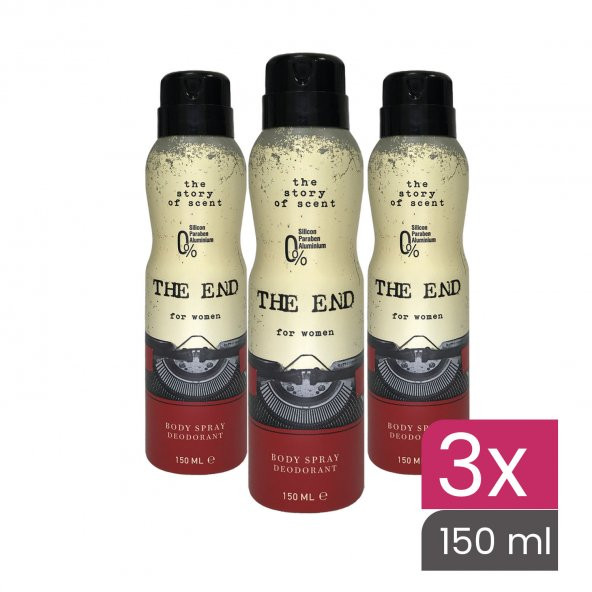 The End Kadın Deodorant 150 ml 3 Adet - Resim 2