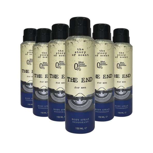The End Erkek Deodorant 150 ml 6 Adet ürün görseli 1