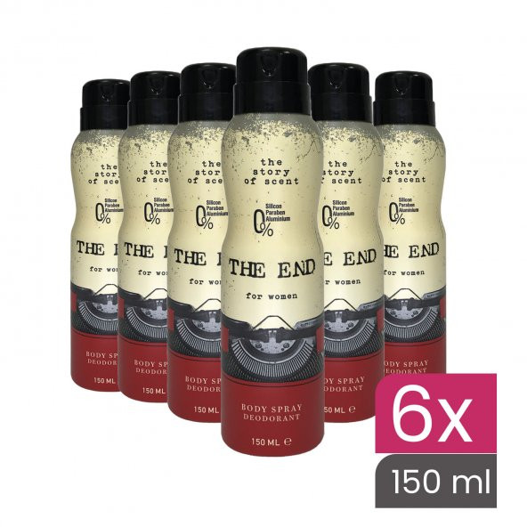 The End Kadın Deodorant 150 ml 6 Adet - Resim 2