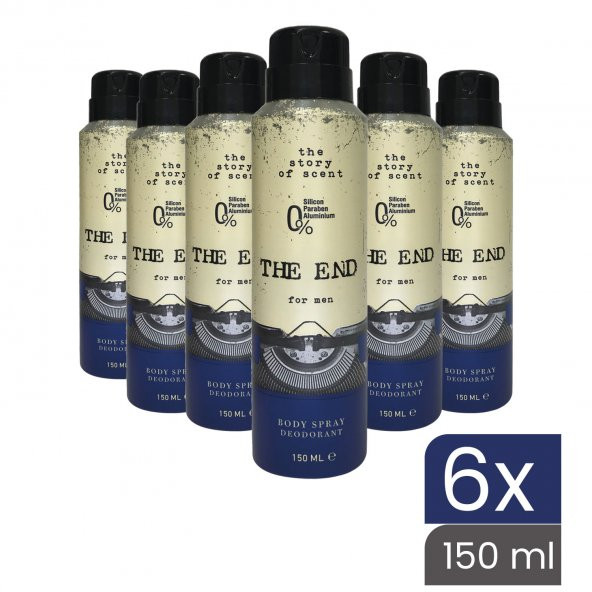 The End Erkek Deodorant 150 ml 6 Adet - Resim 2