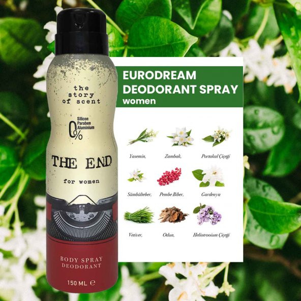 The End Kadın Deodorant 150 ml 3 Adet - Resim 3