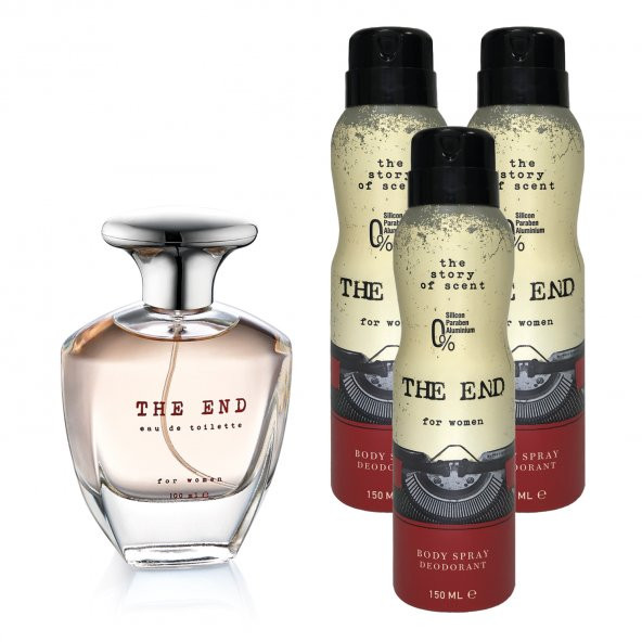 The End EDT Kadın Parfüm 100 ml ve Deodorant 150 ml 3 Adet ürün görseli 1