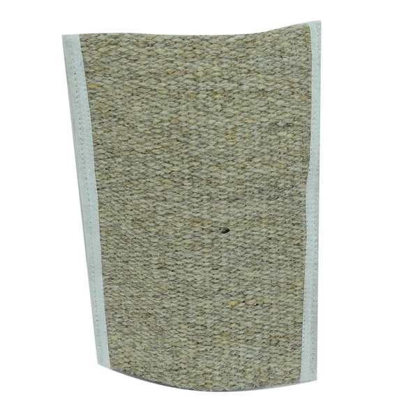 Doğal Keçi Kılı El Geçmeli Bej Sırt ve Vücut Kesesi 26 x 18cm ürün görseli 1