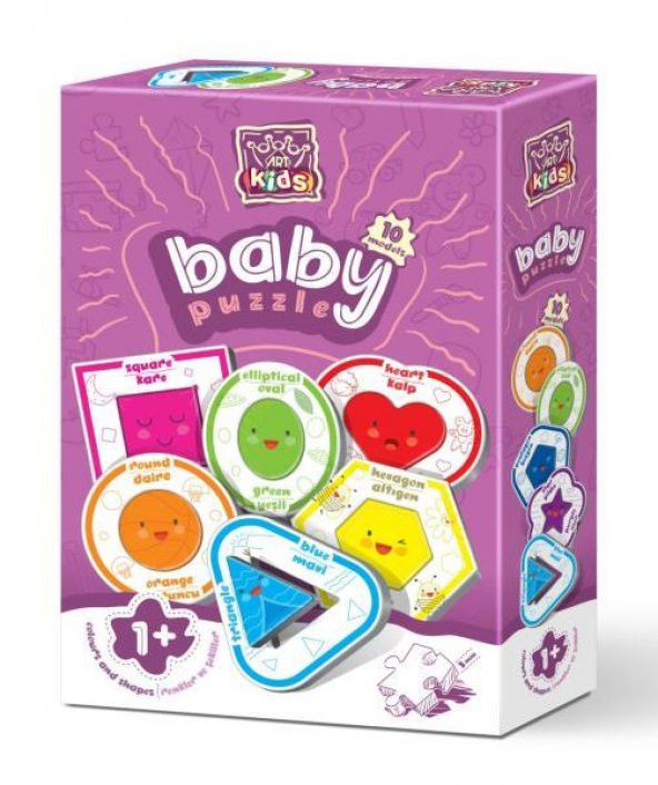 Art Puzzle Renkler Ve Şekiller Baby 5823 ürün görseli 1