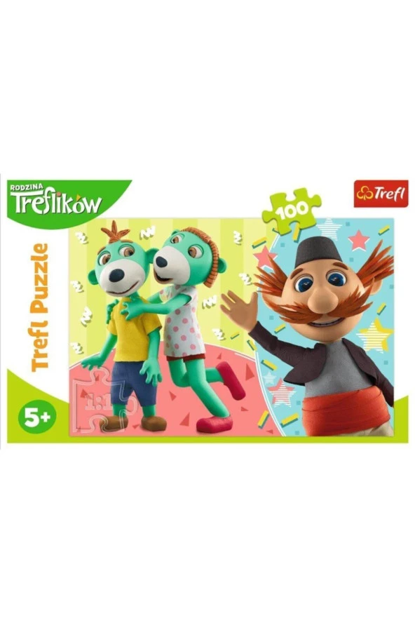 Trefl Çoçuk Puzzle Treflıks And Uncle 100 Parça Puzzle ürün görseli 1