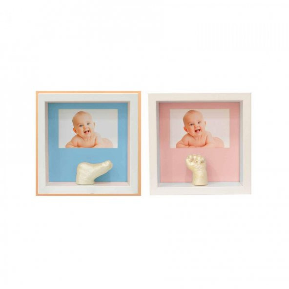 Baby Memory Prints 3D Niş Çerçeve Beyaz - Resim 2