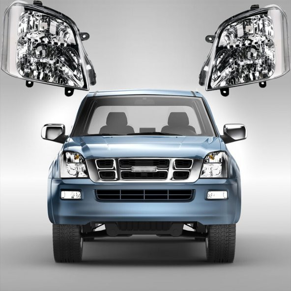 ISUZU D MAX ÖN AYDINLATMA SETİ 2 ADET FAR 2 ADET SİS LAMBASI ürün görseli 1