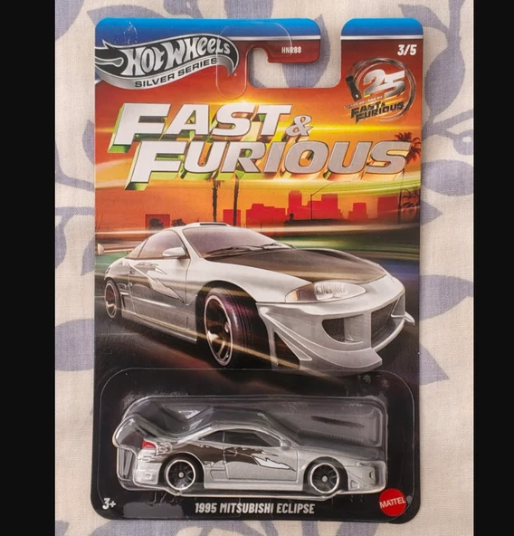Hot Wheels Siver Series Fast&furious 1995 Mitsubishi Eclipse