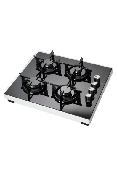 LUXELL 40TSHDF SİYAH SET ÜSTÜ DOĞALGAZLI CAM OCAK - Resim 2