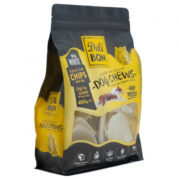 Delibon Cips Köpek Ödülü Beyaz 400 Gr ürün görseli 1