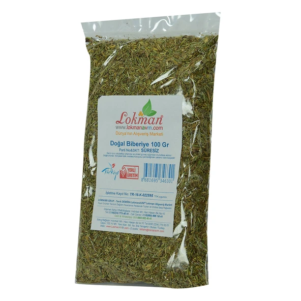 Biberiye Doğal 100 Gr Paket - Resim 4