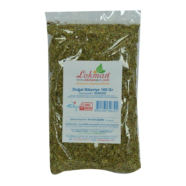 Biberiye Doğal 100 Gr Paket - Resim 2