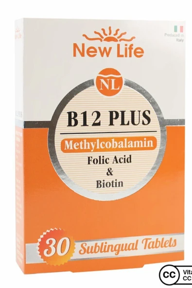 New Life B12 Plus 30 Dilaltı Tablet ürün görseli 1