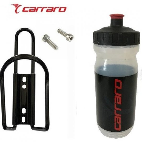 Carraro Matara 600 ml ve montaj vidaları ile birlikte Matara Kafesi seti ürün görseli 1