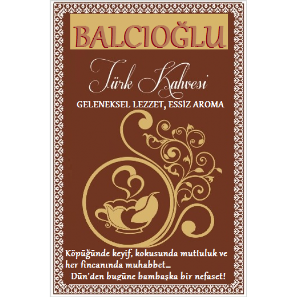 Balcıoğlu Türk Kahvesi 100 gr x 10 Adet ürün görseli 1