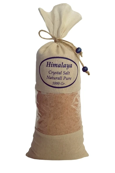 Himalaya Tuzu 2 Kg. Bez Torbada (1kg.x2ad.) Ince Çekim Pembe Renk Himalaya Orijinal Tuz ürün görseli 1