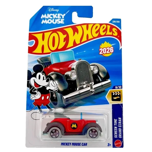 Hot Wheels Tekli Arabalar MICKEY MOUSE CAR JJH74