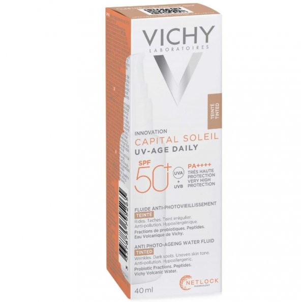 Capital Soleil SPF50+ UV Age Daily Güneş Kremi(Tinted)  40 ml ürün görseli 1