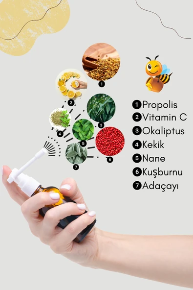 Maxigal Propolisli Ballı Boğaz Spreyi 30 ml - Resim 5