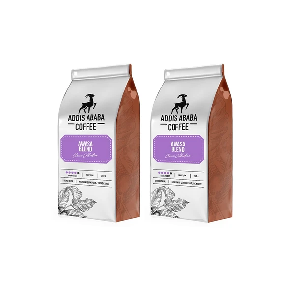 Addis Ababa Coffee Awasa Blend 2 li Avantajlı Paket 500 Gram Çekirdek Kahve ürün görseli 1