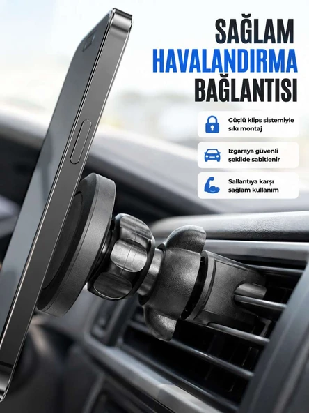 Havalandırma Izgarası İçin Mıknatıslı Telefon Tutucu Stand