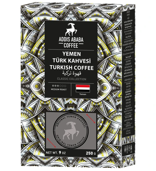 Addis Ababa Coffee Yemen Türk Kahvesi 250 gram ürün görseli 1